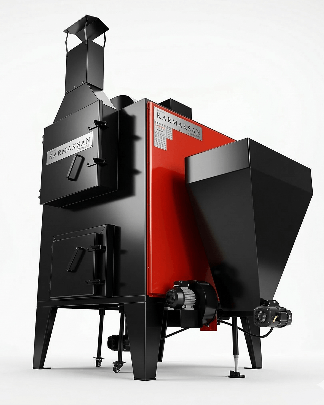 Karmaksan Turbo 3 Dönüşlü Katı Yakıtlı Kazan
